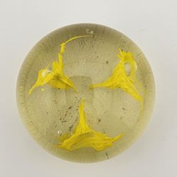 Yellow Flower Paperweight Florian 