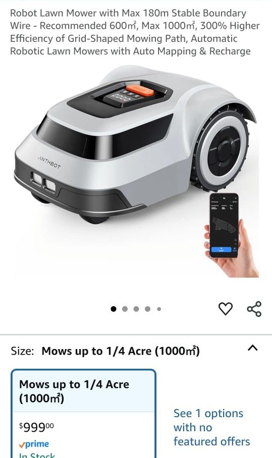 Robot Lawn Mower Anthbot Mgc1000