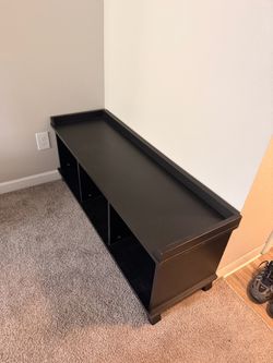 Black Entry Bench/Storage