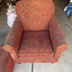 Accent Chair & Ottoman