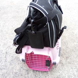 Pink Pet Kennel+Carrier 20.00