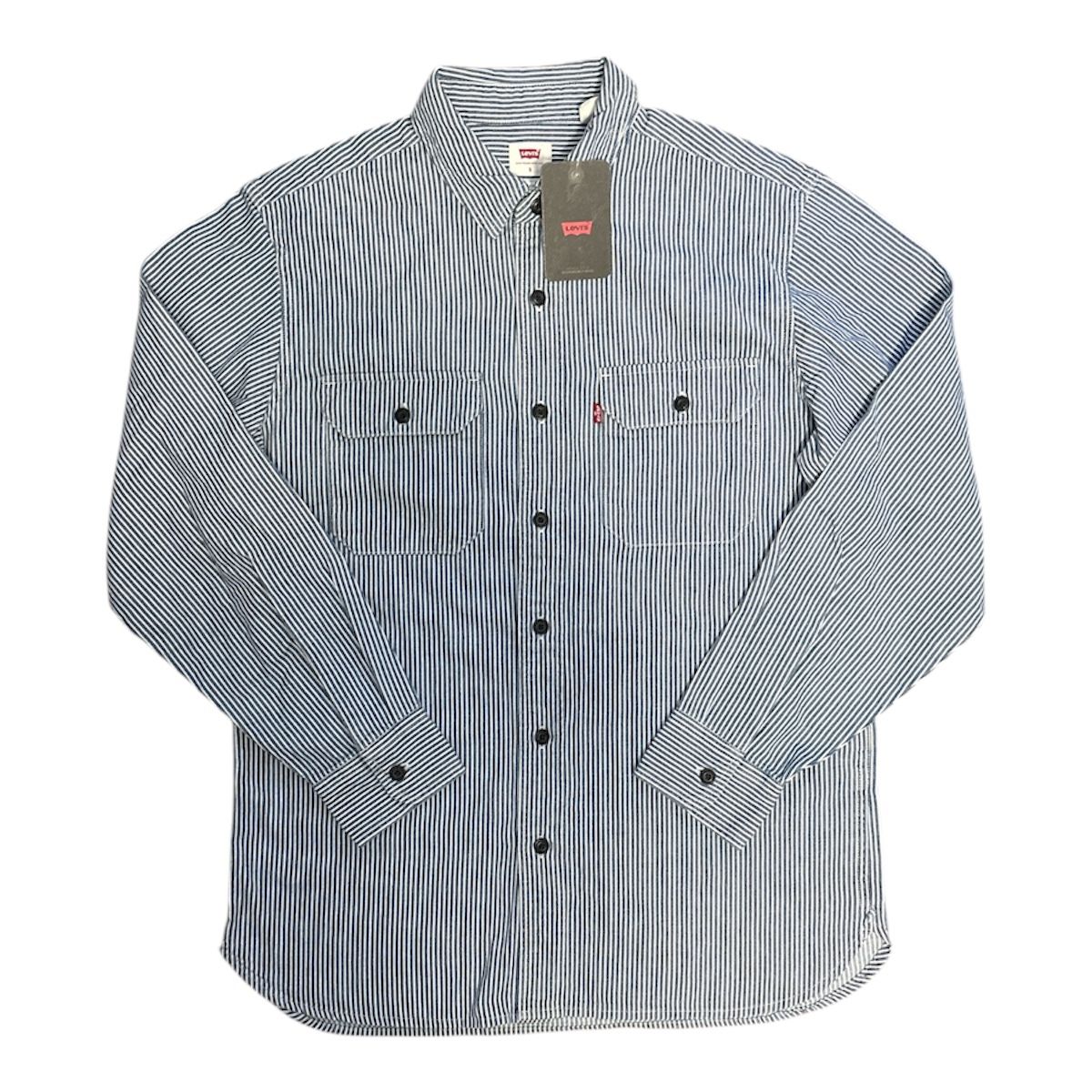 Men’s Levi’s Relaxed Hickory Blue Striped Shirt