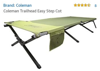 Coleman Trailhead Easy Step Cot 76×42×15 in army green