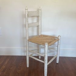 Antique Woven Side chair