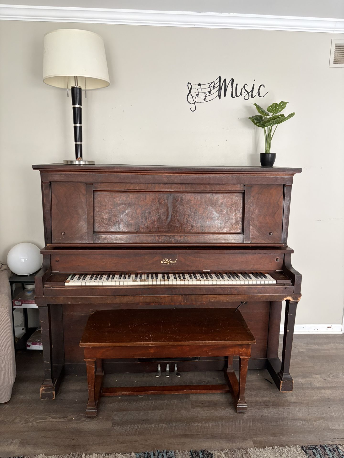Upright Piano (Converted Player Piano)