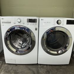 LG XL CAPACITY ELECTRIC WASHER & DRYER