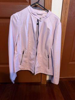 Faux leather jacket