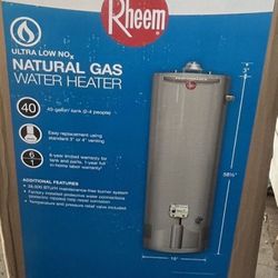 New Rheem Water Heater