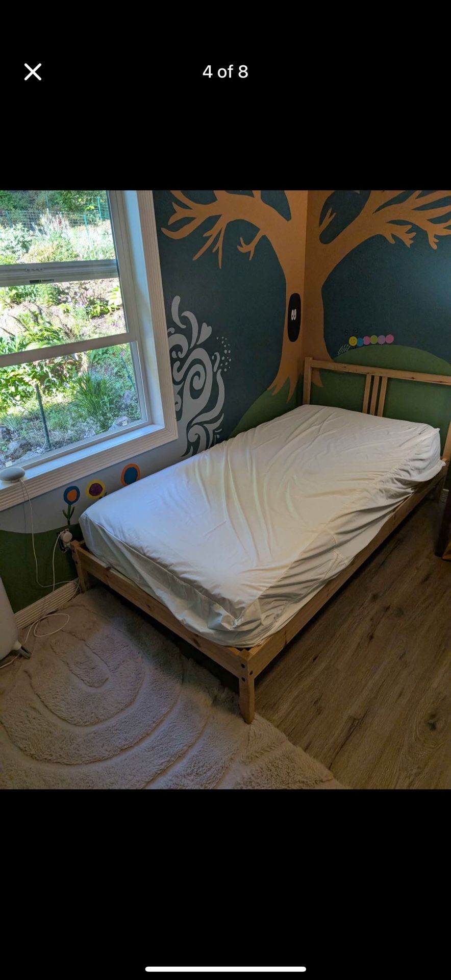 IKEA Twin Bed Frame /twin Mattress