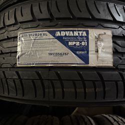 275/25/26 ADVANTA TIRES