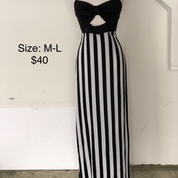 Striped Maxi Dress