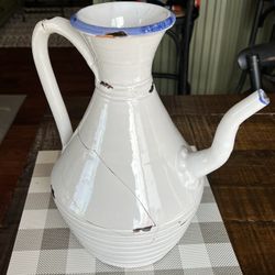 Vintage Red Radish Pitcher 
