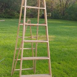 7.5 FT Wooden Ladder