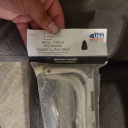 2 Adjustable Double Curtain Rods