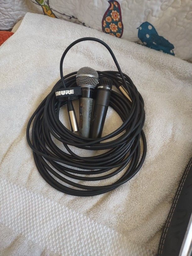 S M 57 & S M 58 With Cables