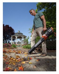 WORX WG520 600 CFM 110 MPH Turbine Electric Blower is a high-capacity air volume blower with TURBINE