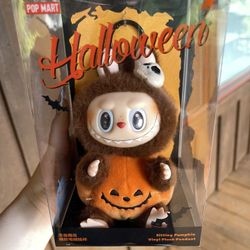 BRAND NEW Halloween Pumpkin Labubu Vinyl Plush Doll