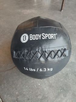 Body Sport Wall Ball / Medicine Ball - 14 lbs