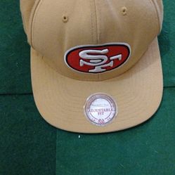 San Francisco 49ers Gold Mitchell & Ness Snapback