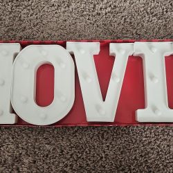 Light Up Letter Signs *LIKE NEW*