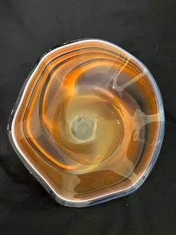 Art Glass Centerpiece Bowl