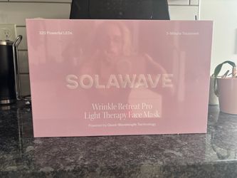 Brand New Solawave Wrinkle Retreat Pro Light Therapy Face Mask
