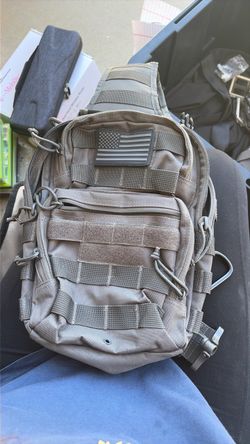 Tactical Sling Bag with MOLLE Webbing