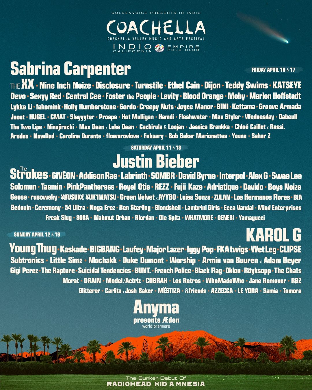 Weekend 1 ( 2 GA for $700 Each)