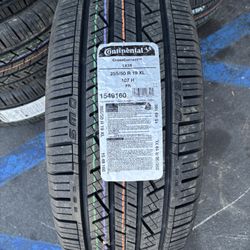 255/50R19.  CONTINENTAL TIRES.   LX 25. CROSS CONTACT 