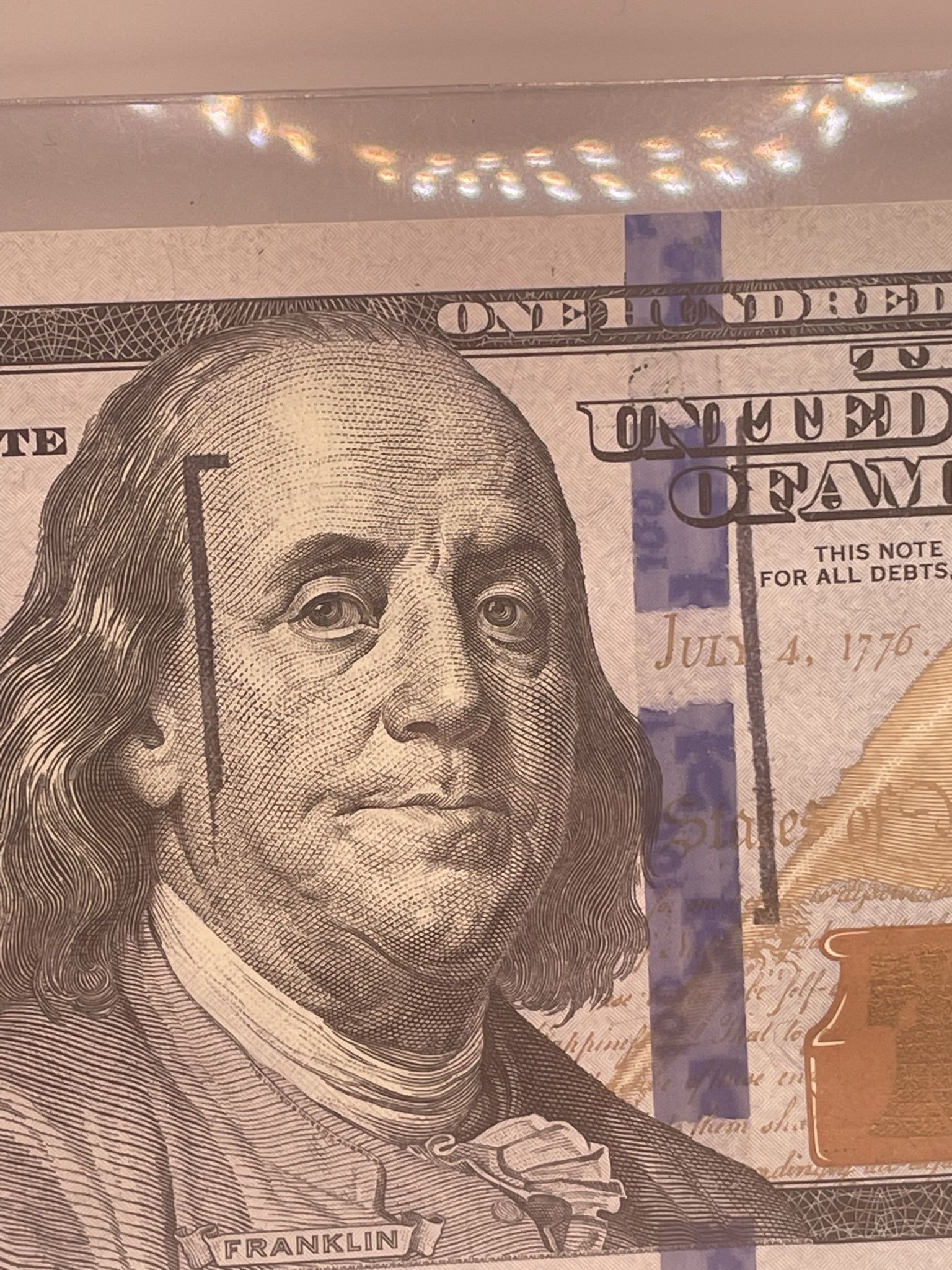 【ＳＡＶＥ Ｆｉｓｈｉｎｇ】Ｙ－ｐｅｎ２４０　　No.77 Error $100 Bill