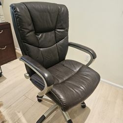 Two High-Back Executive Office Chairs