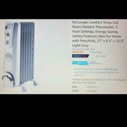 Space Heater Used One Season 