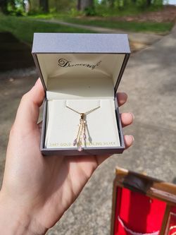 24k Gold Necklace over Sterling Silver