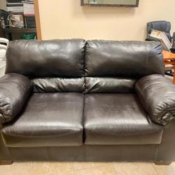 Brown Loveseat