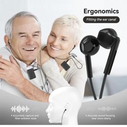 AmpliClear Hearing Aids For Seniors Severe Hearing Loss,