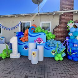 Baby Shark Backdrops 
