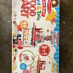 Melissa and Doug Donut And Taco Food Cart.