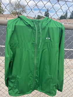 Oakley Green Lightweight Zip-Up Windbreaker Jacket