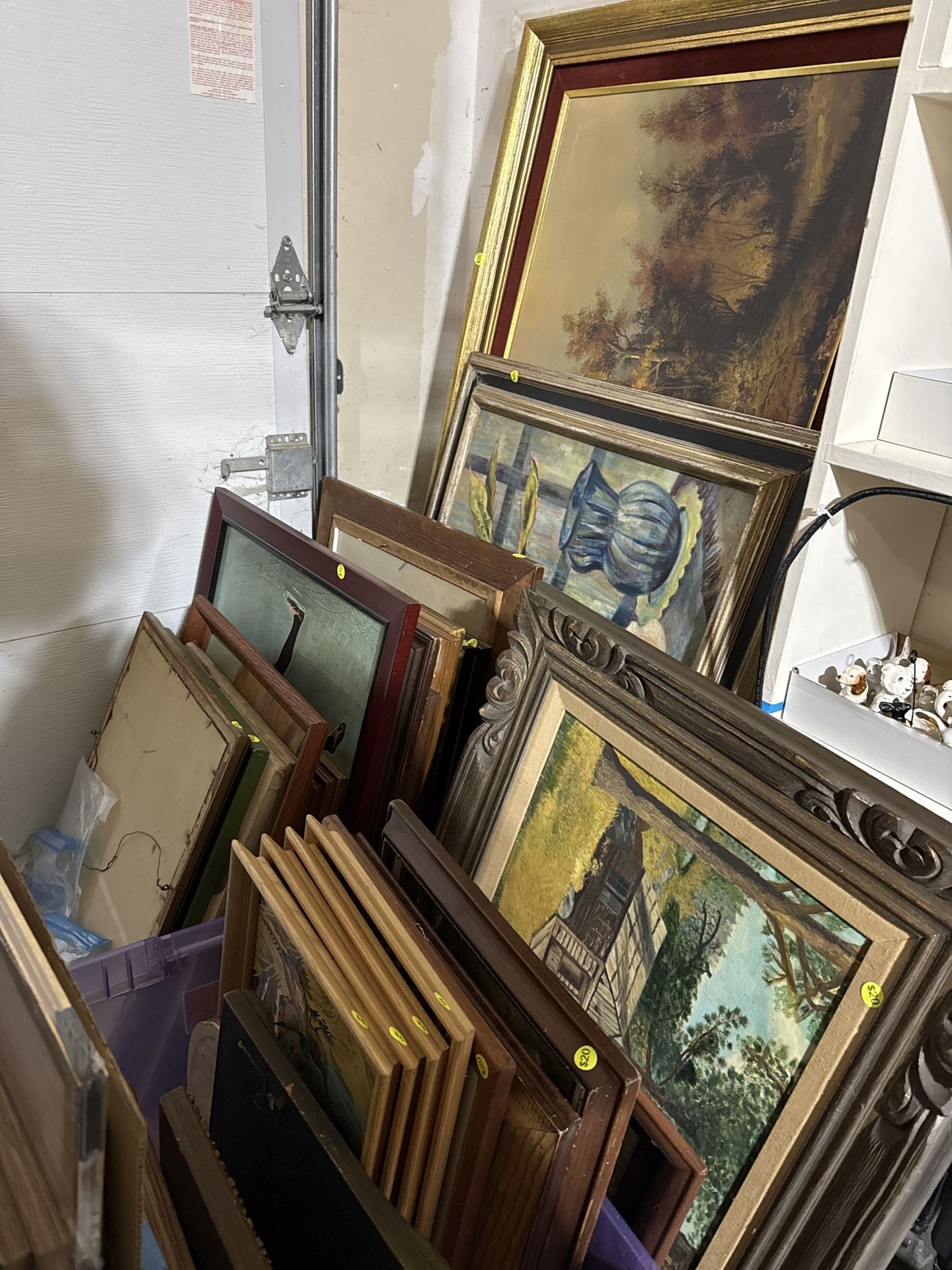 Garage Sale - Vintage Housewares, Paintings, Decor, New Lands End Clothing, More!