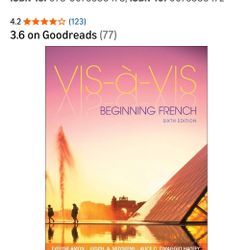 Vis-à-Vis: Beginning French, 6th Edition English/French Edition | 6th Edition ISBN-13: (contact info removed)386478, ISBN-10: 00(contact info removed