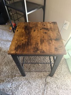 Industrial Nightstand x2