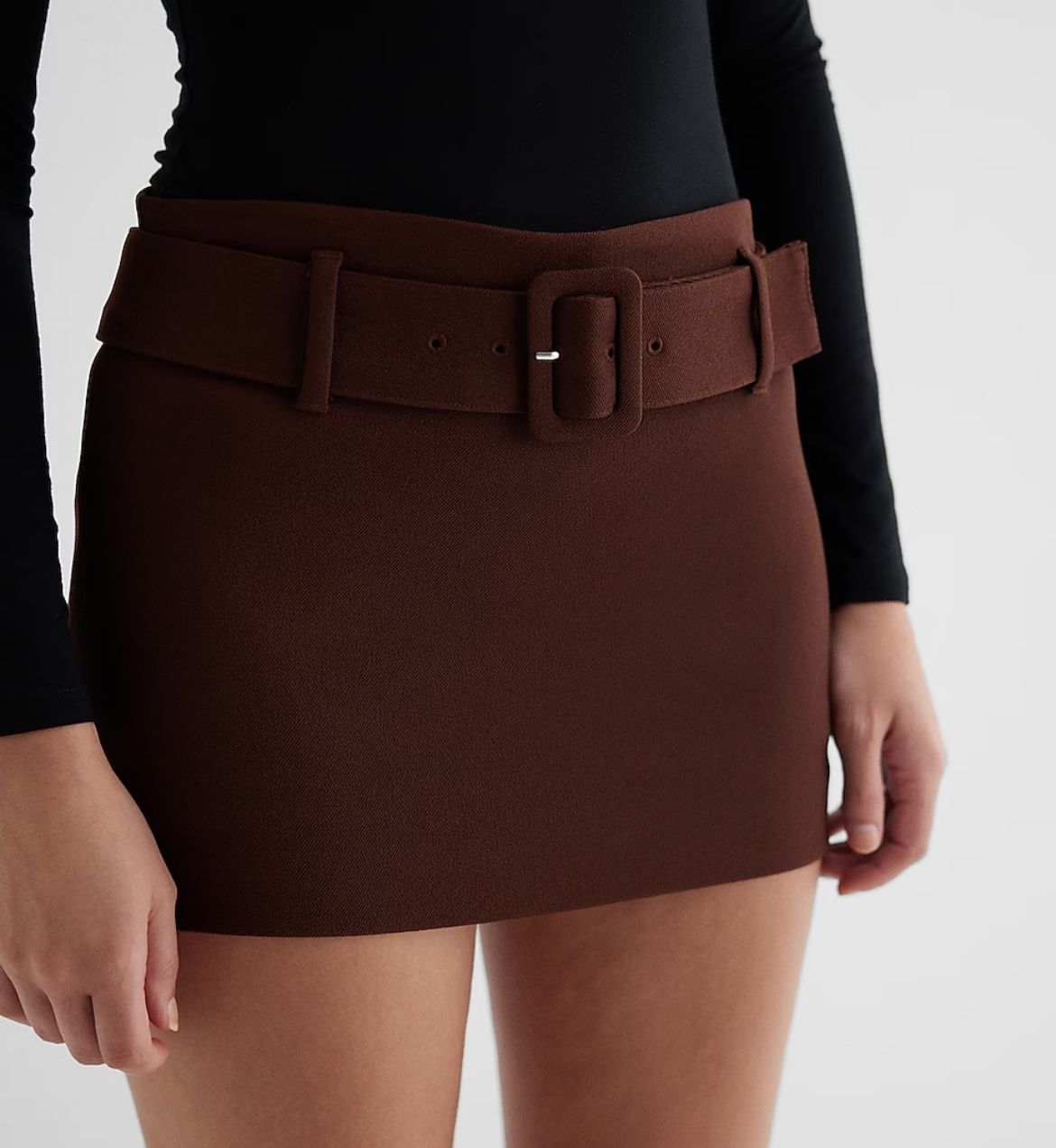 EXPRESS Belted Mini Skirt - Size 4