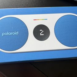 Brand New/ Sealed - Polaroid P2 Music Player (Blue) - Powerful Portable Wireless Bluetooth Speaker Rechargeable with Dual Stereo Pairing
