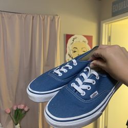 Blue Vans 