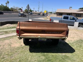 Chevy 1983 Truck Bed Converted To Trailer