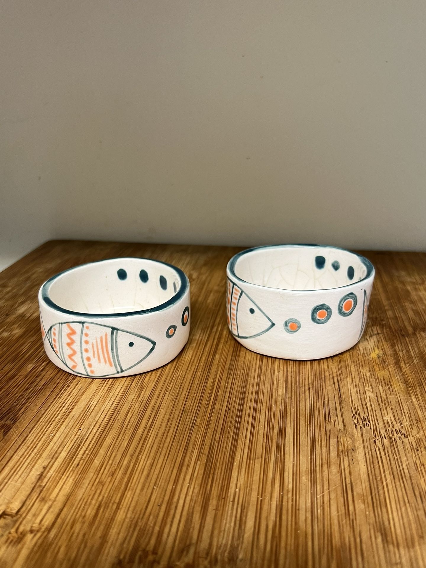 2pc Vintage Pottery Bowls