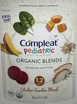 Compleat pediatric organic blends oral supplement