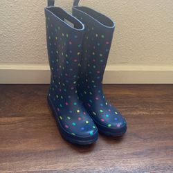 Polka Dot Rain Boots 