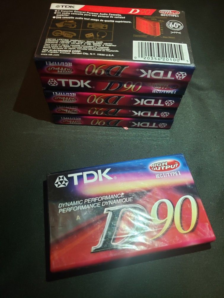 TDX D60 Cassette Tapes