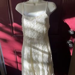 Cream Babydoll Dress 
